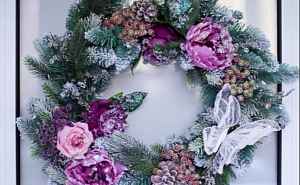 Где должен висеть рождественский венок?